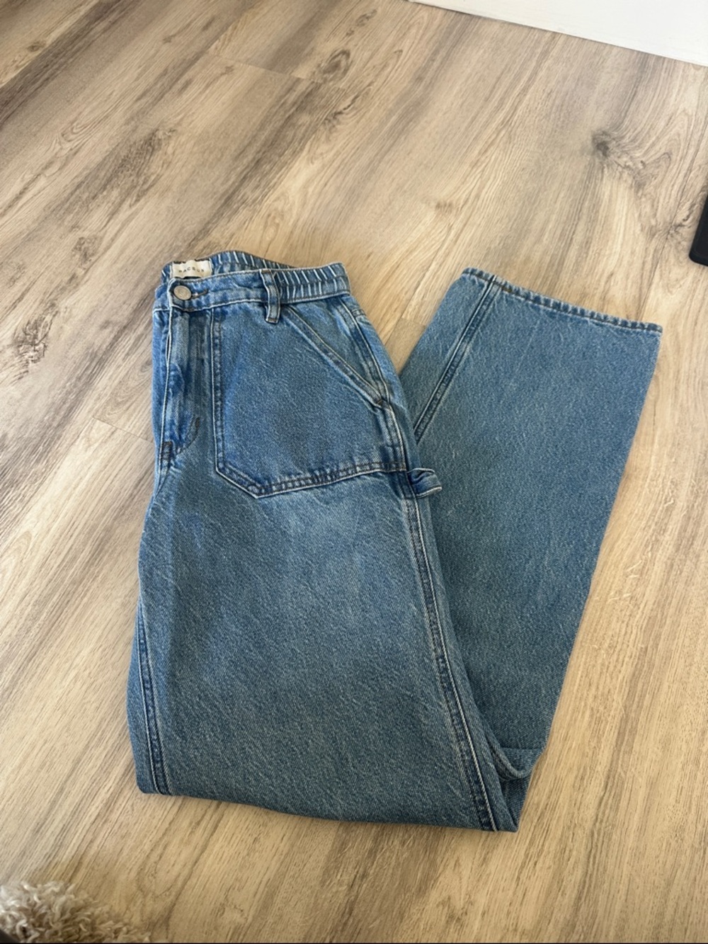 PacSun Women's Straight Leg Blue Denim Jeans